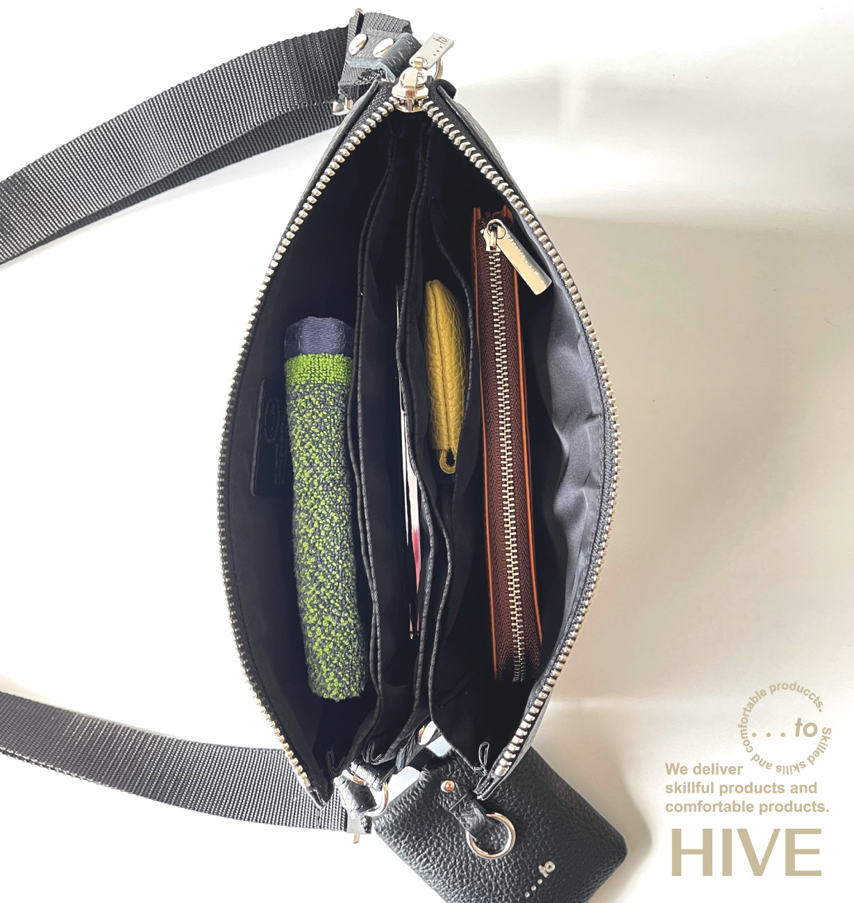 【...to®・HIVE】「持ちたいモノ」全てがこれ1つに!大人の為のポルタバッグ