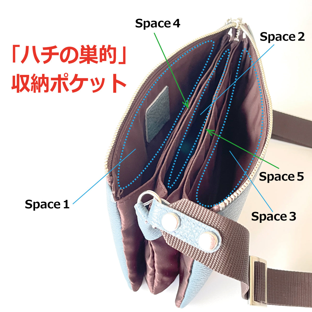 【...to®・HIVE】「持ちたいモノ」全てがこれ1つに!大人の為のポルタバッグ