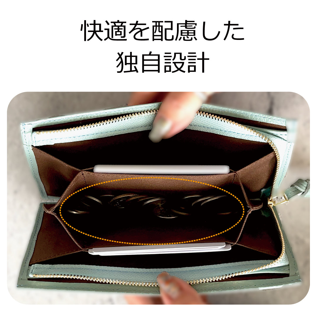 【Picotto】「極薄」なのに「満足収納」全てが美しく整うニュースタンダード・極薄ミニ長財布