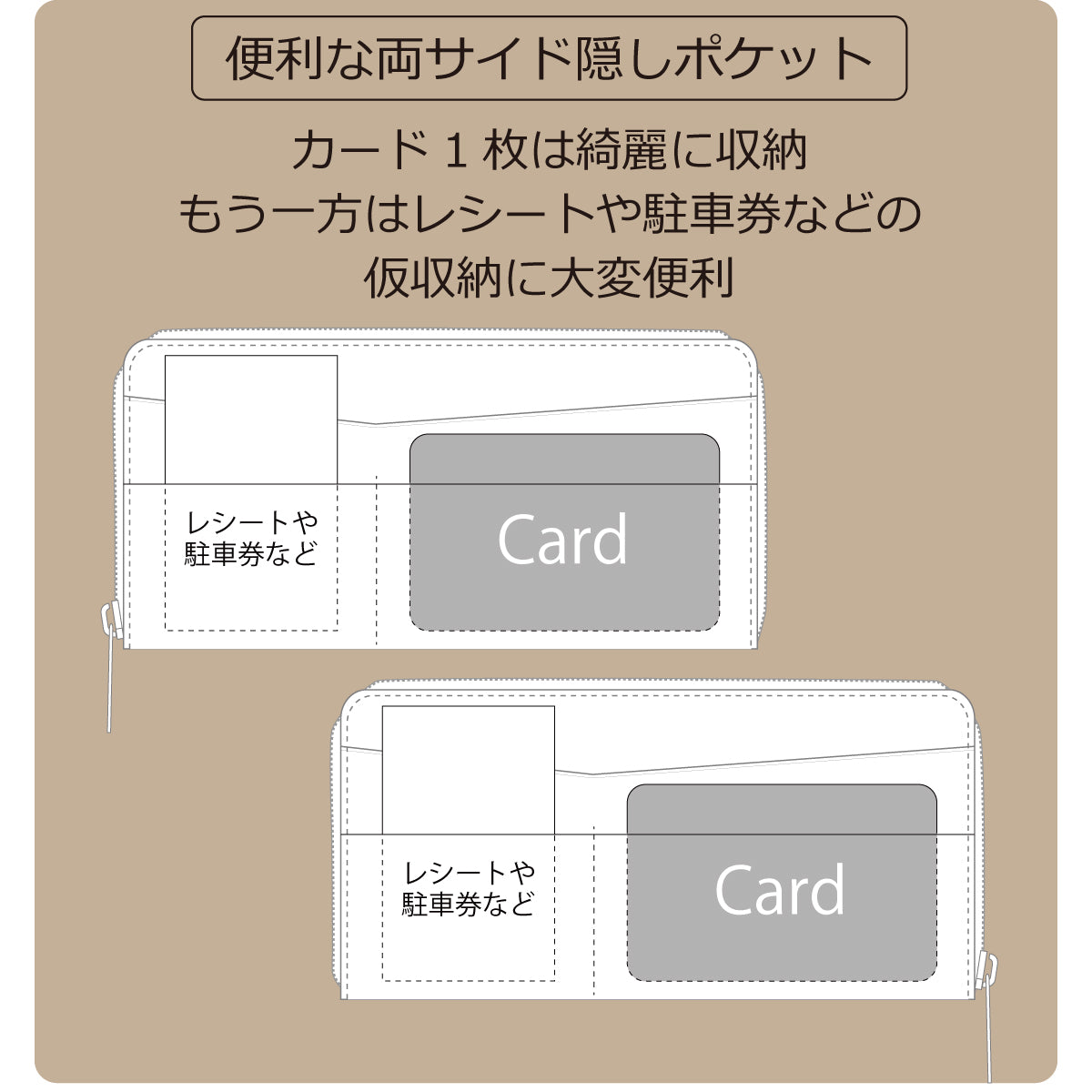 【...to®・Doos】小銭の出し入れもたつかない!「立体マチ構造」細部まで使い勝手を極めた、極小長財布・全6色