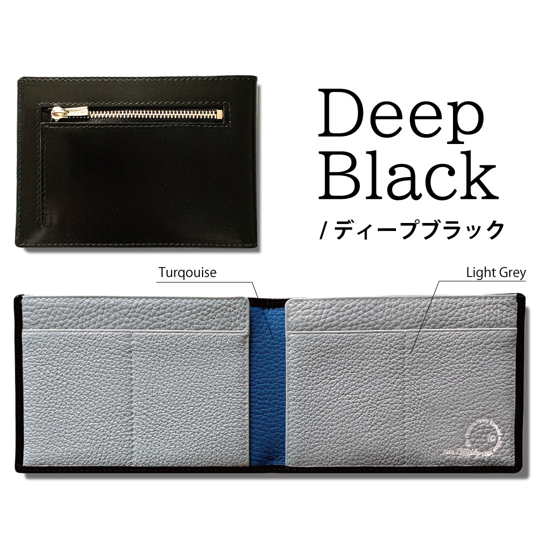【カード20枚】収納してもこの薄さ!極薄二つ折り財布/...to® feat.THINly