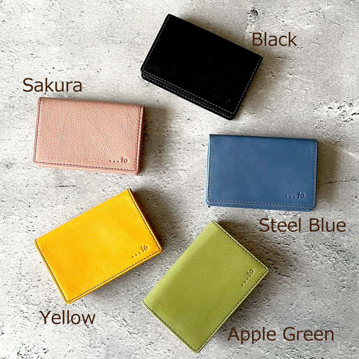 【...to®・Nudievo】職人技が光る美しいフォルム・カードケースにもなる名刺入れ 全5色