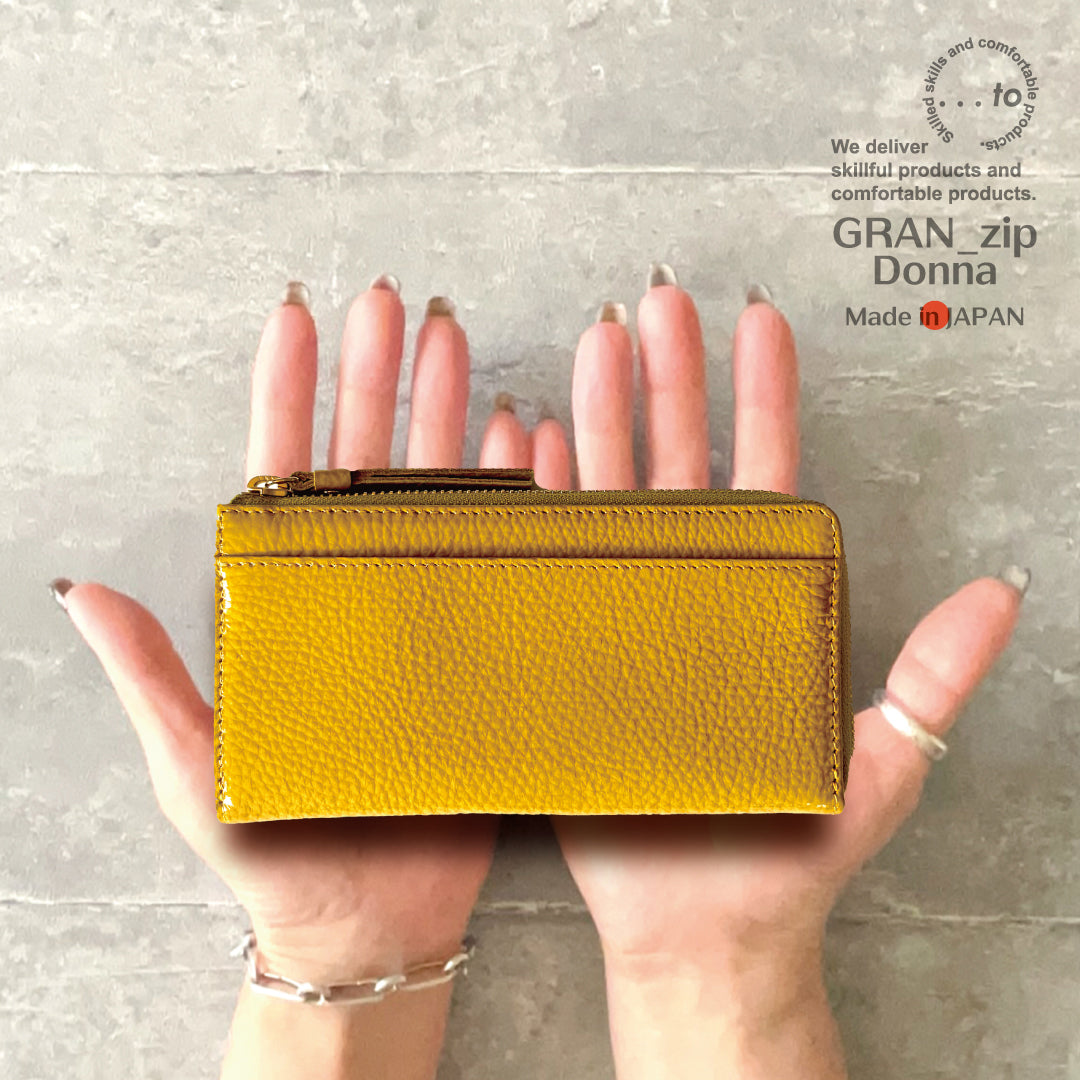 【カード17枚】容姿端麗『欲張りミニ長財布』/GRAN_zip_Donna