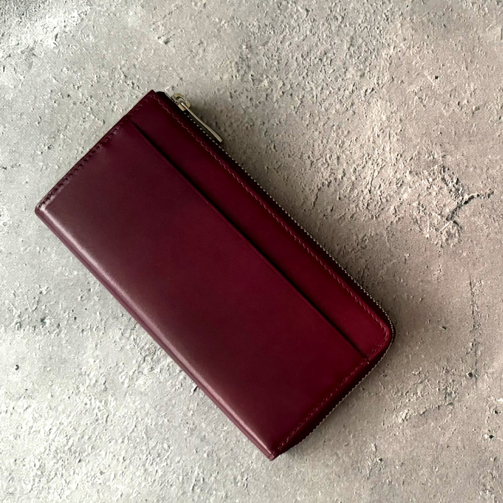 <New Arrival>【カード30枚】膨らまずに収納可能。カード28枚が「美しく並ぶ」整う長財布/PROUDY_Chic