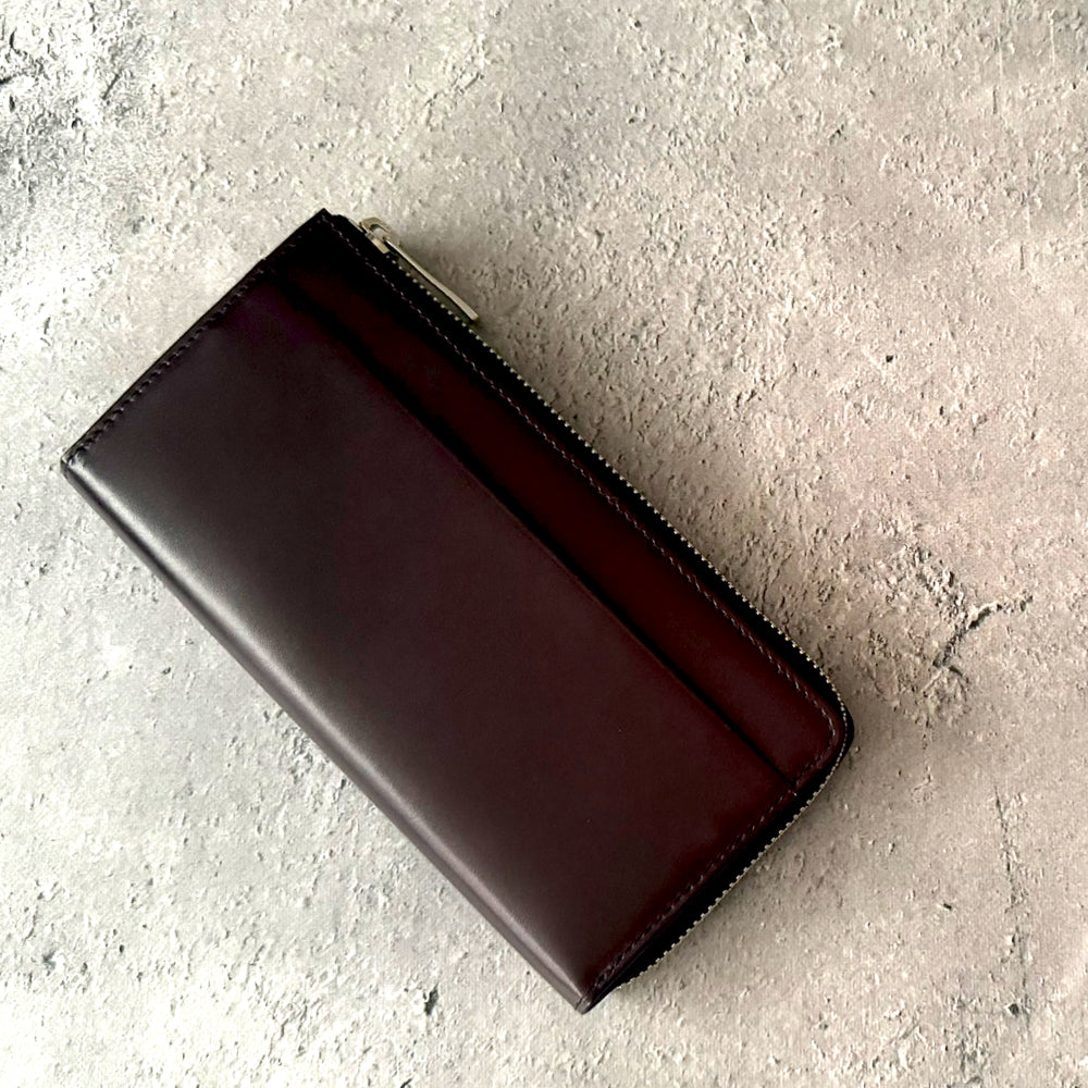<New Arrival>【カード30枚】膨らまずに収納可能。カード28枚が「美しく並ぶ」整う長財布/PROUDY_Chic