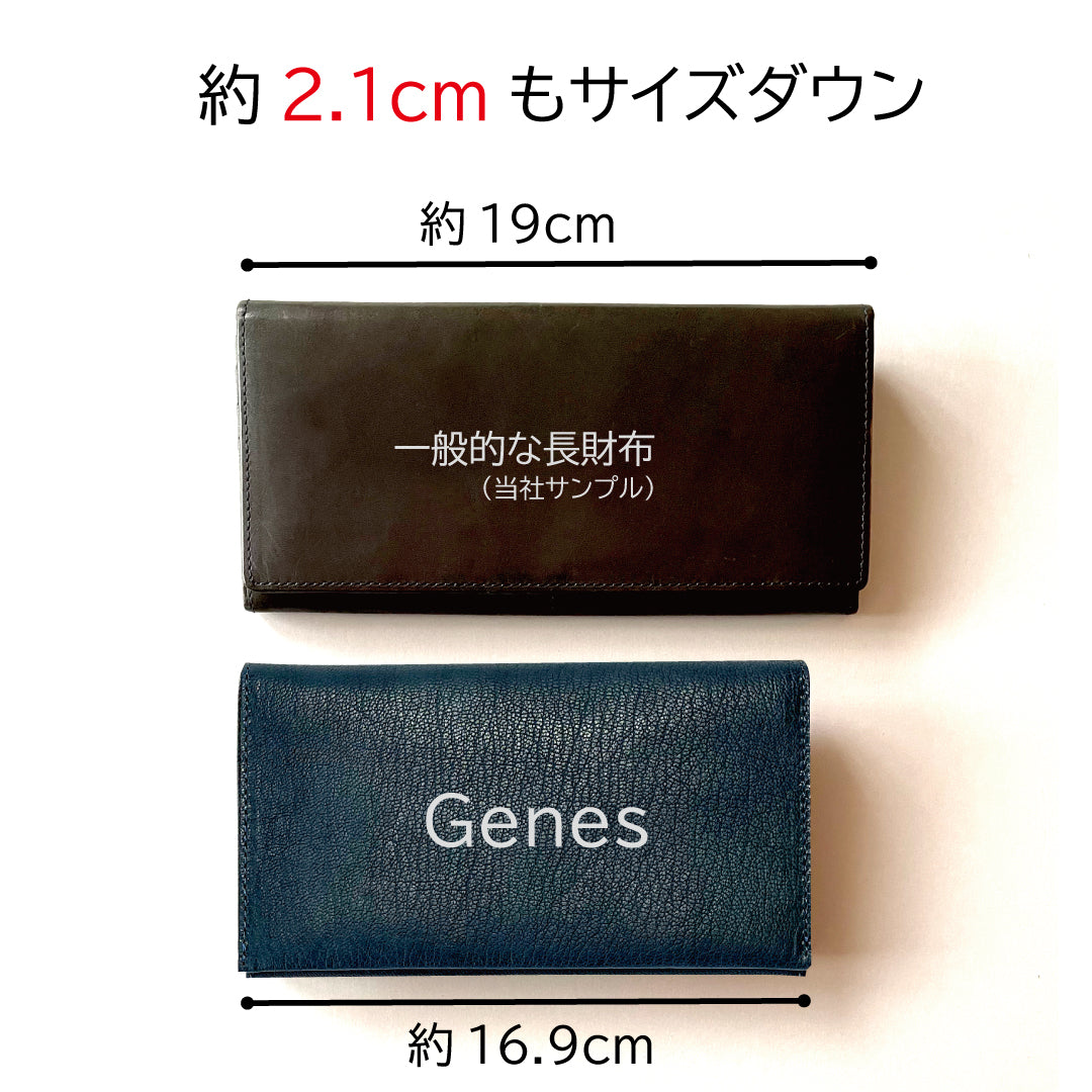 【...to®・GENES】一級革職人が伝統技法をアレンジ。「快適・最小・最軽量・最薄」の極みを目指す長財布