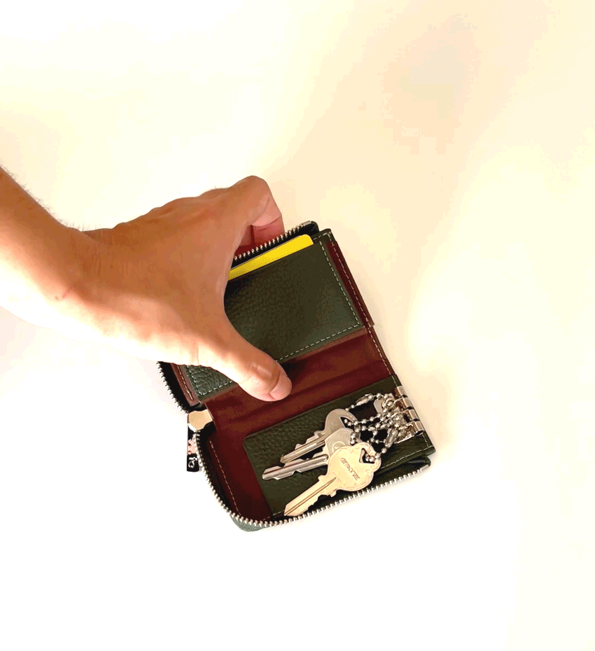 【...to®・ONTHIS_mini】「カード」「キー」「現金」が１つに　更に小さく進化したお出かけミニ財布・全8色