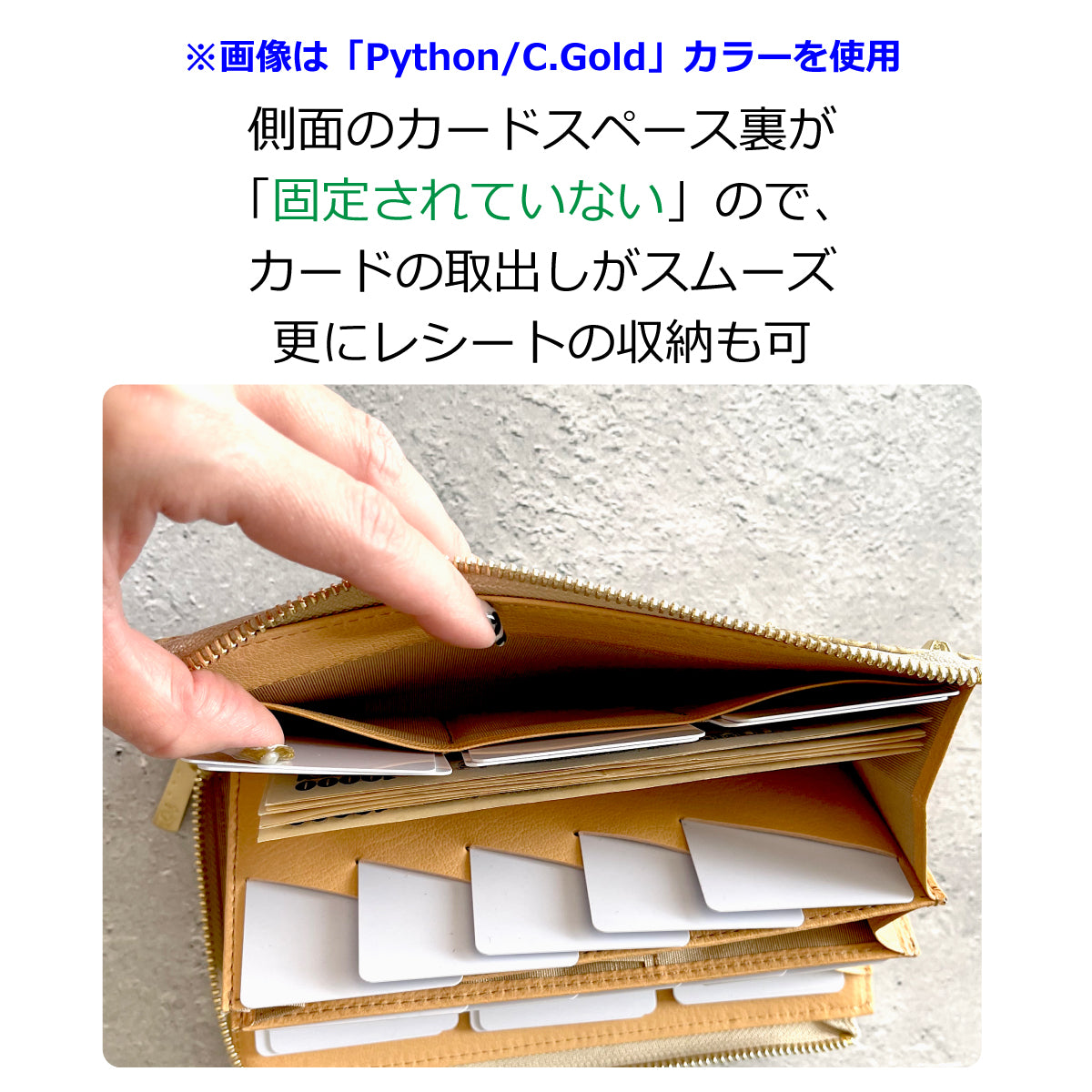 to®・PROUDY】Gold & Silver・「最大収納30枚」を膨らまずに収納可能 