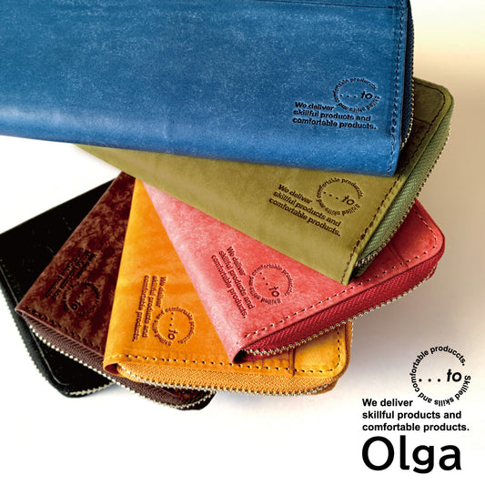 【...to®・Olga】カードが一目瞭然！徹底的に使いやすさにこだわった長財布・全6色